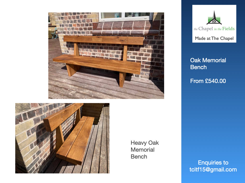 Oak Memorial Bench