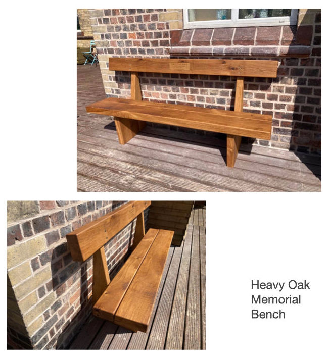 Oak Memorial Bench